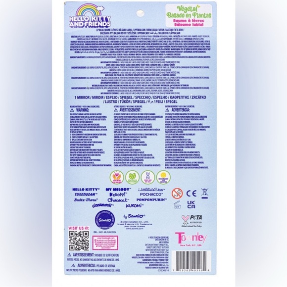 Hello Kitty 4pk Lip Balm with Light Up Mirror - Picture 4 of 4